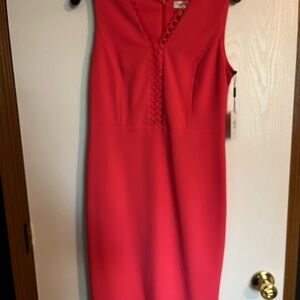 Calvin Klein Vibrant Coral Dress NWT